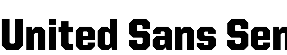 United Sans Semi Cond Black cкачати шрифт безкоштовно